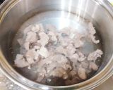 牛スジと豆腐のピリ辛味噌スープ作り方2写真