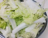 牛スジと豆腐のピリ辛味噌スープ作り方6写真