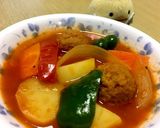 ミートボールのフレッシュトマト煮作り方8写真