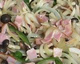 ☆野菜たっぷり☆たらこパスタ作り方3写真