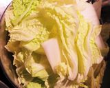 白菜とお肉の煮物〜作り方1写真