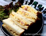 レンジで簡単！カルボナーラサンド作り方7写真
