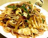 野菜炒め キムチ入り ガチ盛り大皿料理作り方9写真