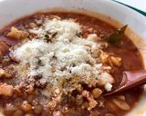 レンズ豆のトマトスープ作り方7写真