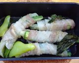 今年もゴーヤ有り難う。肉巻きだぞ❗作り方3写真