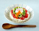 まぐろとオクラのねばねば丼作り方5写真