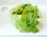 レタスとじゃこのおひたし～生姜風味～作り方1写真