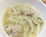 鶏団子とキャベツのコンソメスープ作り方17写真