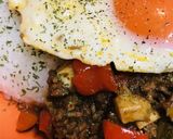 ペースト活用★具沢山の目玉焼キーマカレー作り方4写真