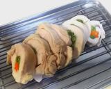 彩り野菜のチキンロール作り方6写真