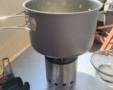 アウトドアで食べてるサバカレー作り方7写真