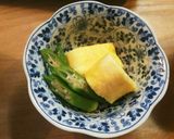 朝ごはん！オクラ納豆作り方1写真