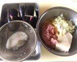 肉団子と茄子のおろし煮作り方1写真