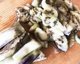 蒸し茄子ソースの素麺作り方5写真