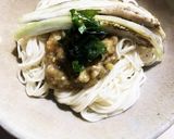 蒸し茄子ソースの素麺作り方11写真