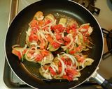 トローリ冷たい!ナスとトマトの蒸し焼き作り方6写真