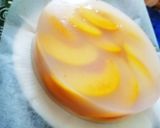２層の桃寒天ケーキ作り方8写真