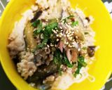 ぱぱっと簡単ひき肉となすの肉味噌そうめん作り方4写真