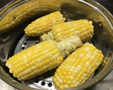 旬のとうもろこし玄米ご飯作り方2写真
