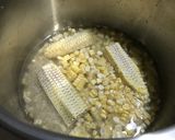 旬のとうもろこし玄米ご飯作り方3写真