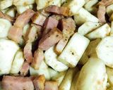 かぶとベーコンのアンチョビソテー作り方4写真