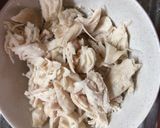 豆腐にバンバンジー。作り方3写真