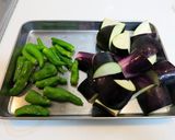 茄子と獅子唐の煮浸し作り方1写真
