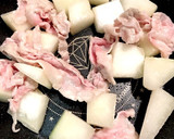 ほくほく冬瓜と豚バラのめんつゆ炒め作り方2写真