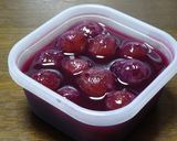 ぶどうのコンポートDEヨーグルト作り方1写真