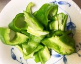 全てレンジ胸肉ゴロゴロ野菜青椒肉絲風作り方4写真