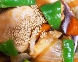 全てレンジ胸肉ゴロゴロ野菜青椒肉絲風作り方13写真