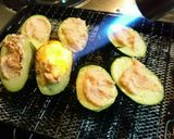 ズッキーニの炙り明太マヨ作り方3写真