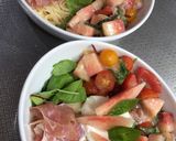 桃たっぷりのぜいたく冷製パスタ作り方8写真