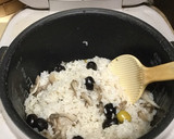 オリーブと舞茸の炊き込みご飯作り方4写真