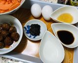 柿酢のミートボール丼作り方2写真