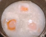 米粉を使ったとろーり餡の、玉子餅入りお粥作り方6写真