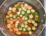 オクラのヘルシースープ作り方8写真