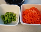 ひじきと鶏ひき肉の油揚げロール作り方1写真