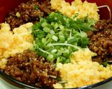 ～豚ひき肉～彩り豊かな甘辛そぼろ丼作り方14写真