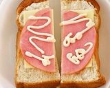 大葉香る☆ハムとチーズのホットサンド作り方1写真