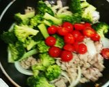 ブロッコリーと豚肉の卵ふわり炒め作り方6写真