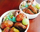 ハンバーグのタネで「しし唐辛子の肉詰め」作り方5写真