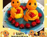 オレンジでヒメグマ♡フルーツカッティング作り方8写真