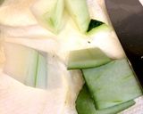 冬瓜の梅しそきのこあんかけ♪作り方5写真