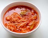 ヘルシー鶏スープ（トマト）作り方4写真