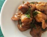 台湾風鶏肉とバジルの照り煮作り方4写真