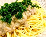 絶品！シャンピニオンソース、パスタに作り方9写真