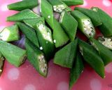 めちゃ旨オクラとささみの胡麻香る梅肉和え作り方2写真
