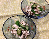 めちゃ旨オクラとささみの胡麻香る梅肉和え作り方6写真