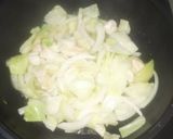 簡単野菜炒め。鶏むね肉、玉ねぎ、キャベツ作り方4写真